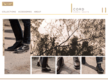 Tablet Screenshot of cordshoes.com